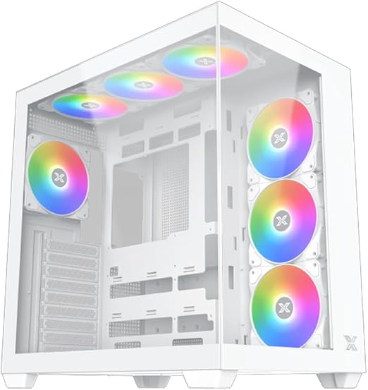 Xigmatek Aqua V Air Arctic Medium Tower Case (White)