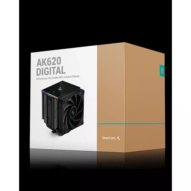 DEEPCOOL AIR COOLER DIGITAL AG620 BK ARGB