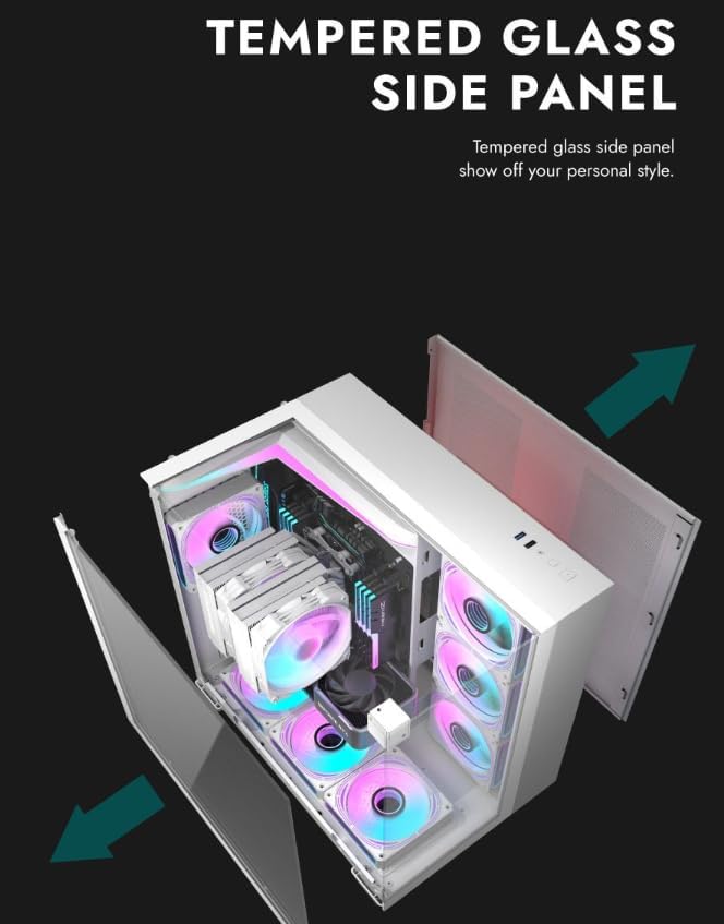 DarkFlash TH285 WHITE with fan