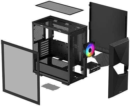 DEEPCOOL CASE CYCLOPS BK