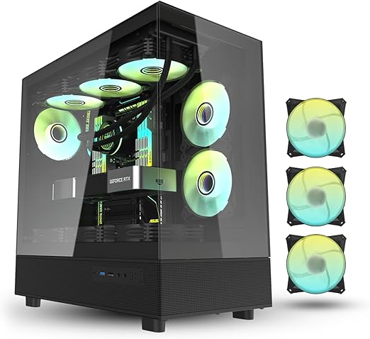 DarkFlash DPX90 BLACK with fan