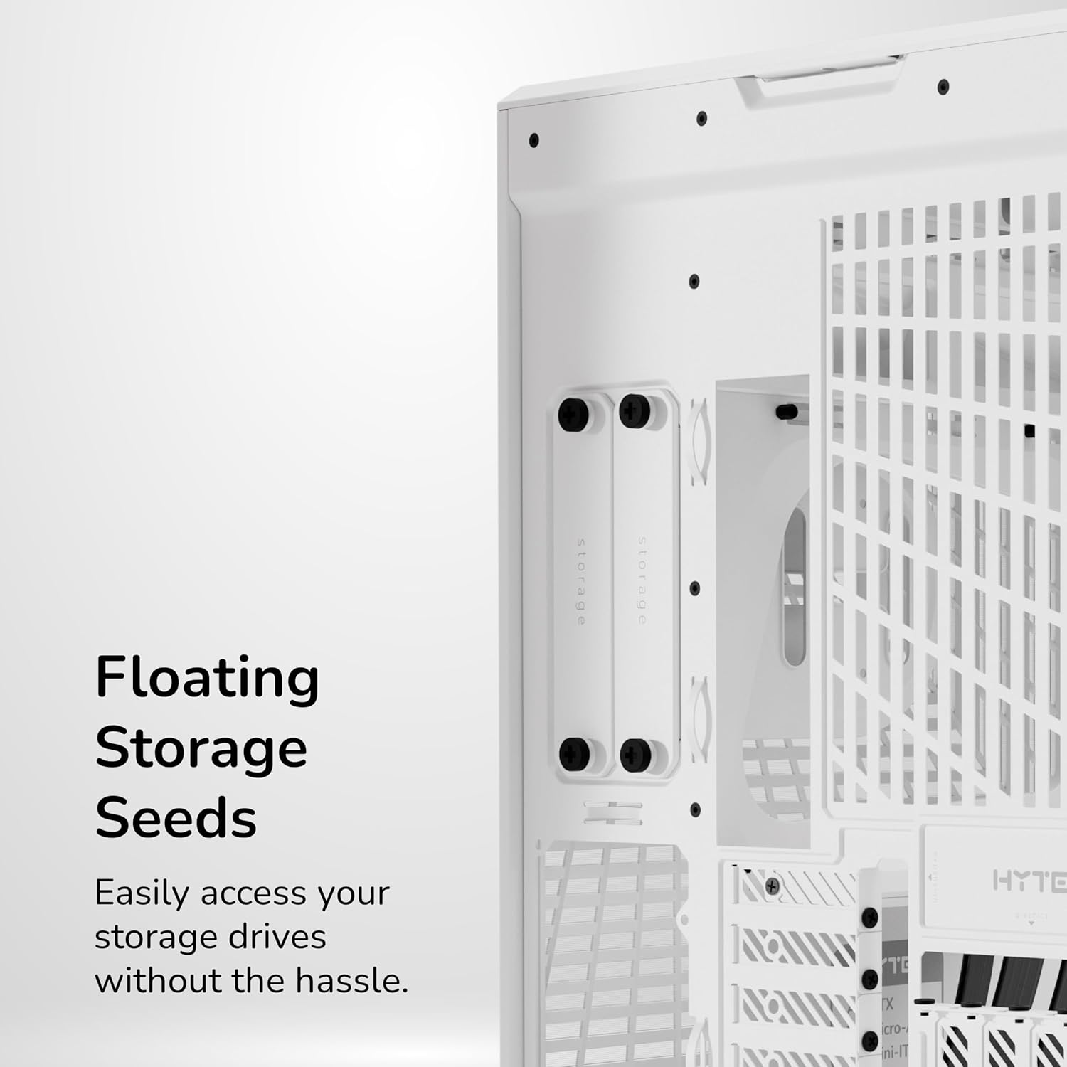 Hyte Y70 Touch Infinite Dual Chamber ATX Mid Tower Snow White