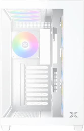 Xigmatek Aqua V Air Arctic Medium Tower Case (White)
