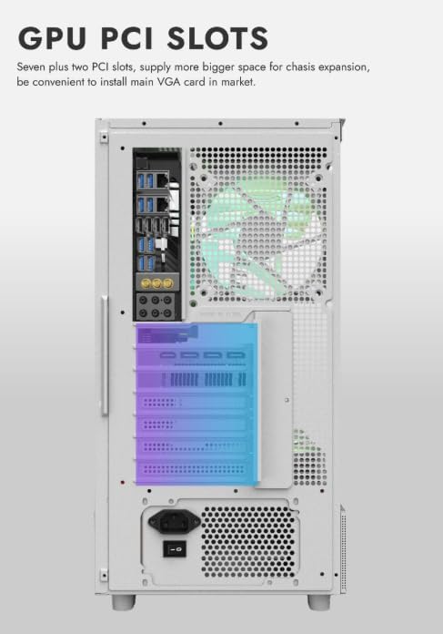 DarkFlash DPX90 WHITE with fan