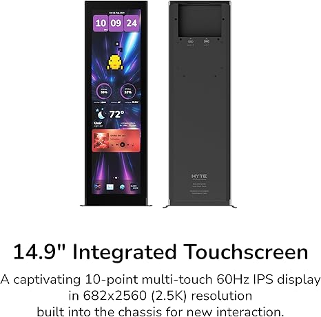 Hyte Y70 Touch Infinite Dual Chamber ATX Mid Tower Pitch Black