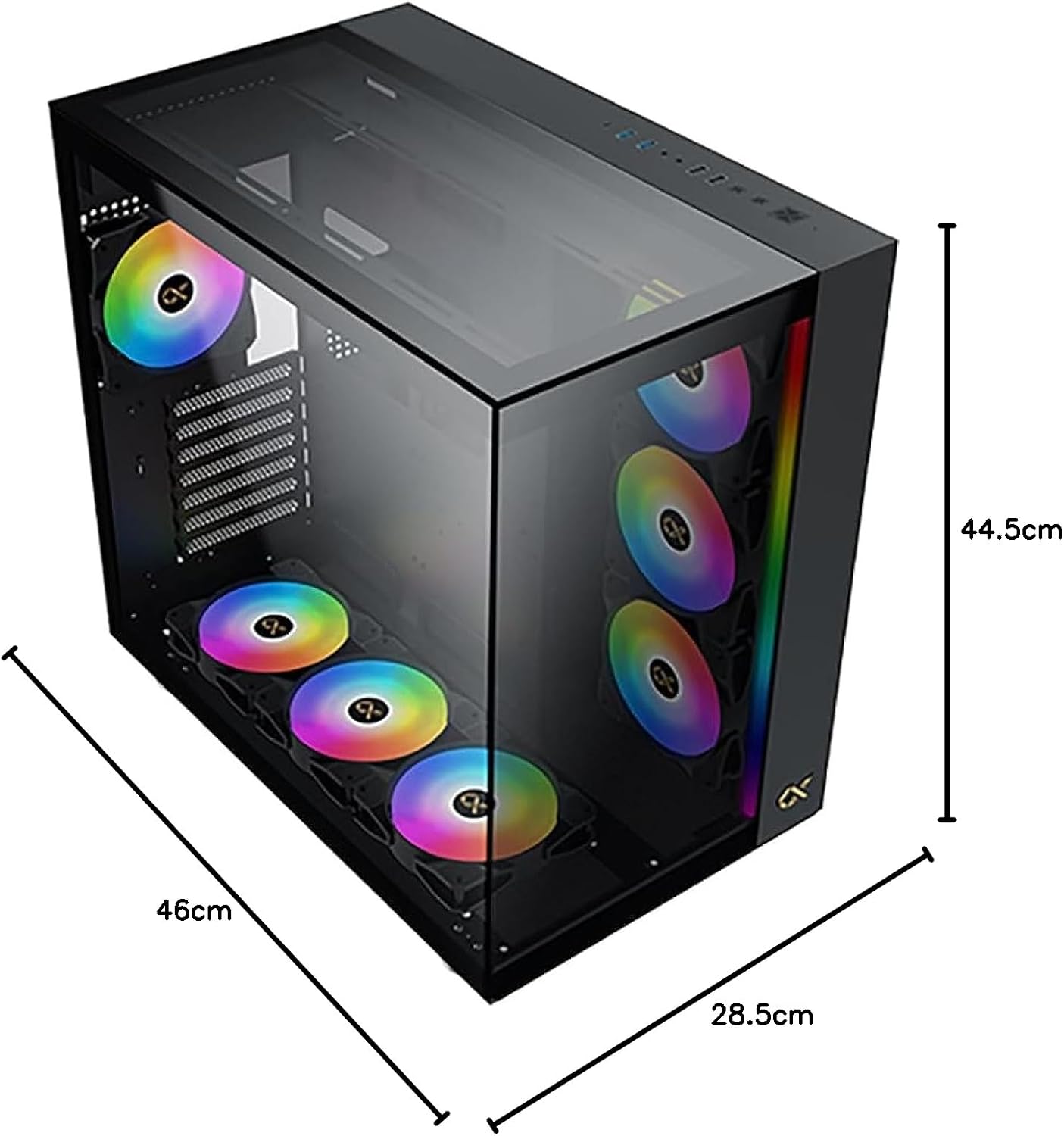 CASE XIGMATEK AQUA ULTRRA BLACK