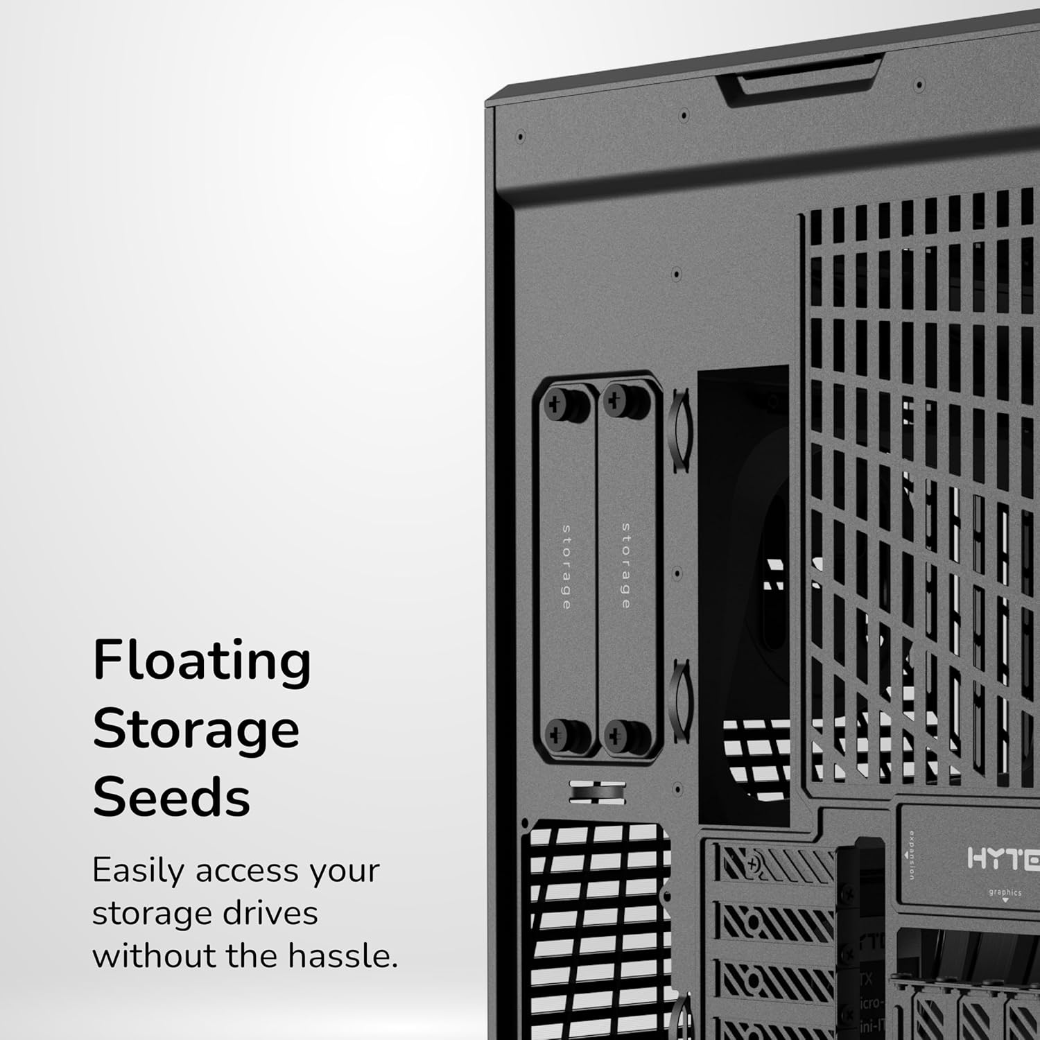 Hyte Y70 Touch Infinite Dual Chamber ATX Mid Tower Pitch Black