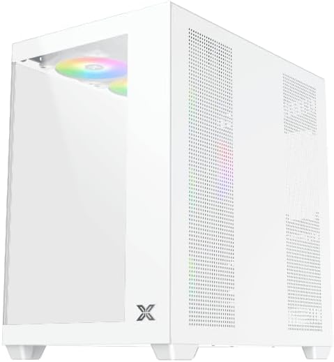 Xigmatek Aqua V Air Arctic Medium Tower Case (White)