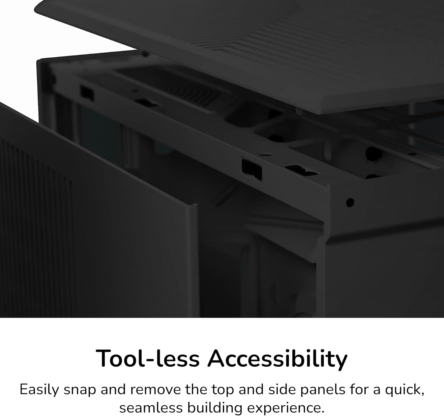 Hyte Y70 Touch Infinite Dual Chamber ATX Mid Tower Pitch Black