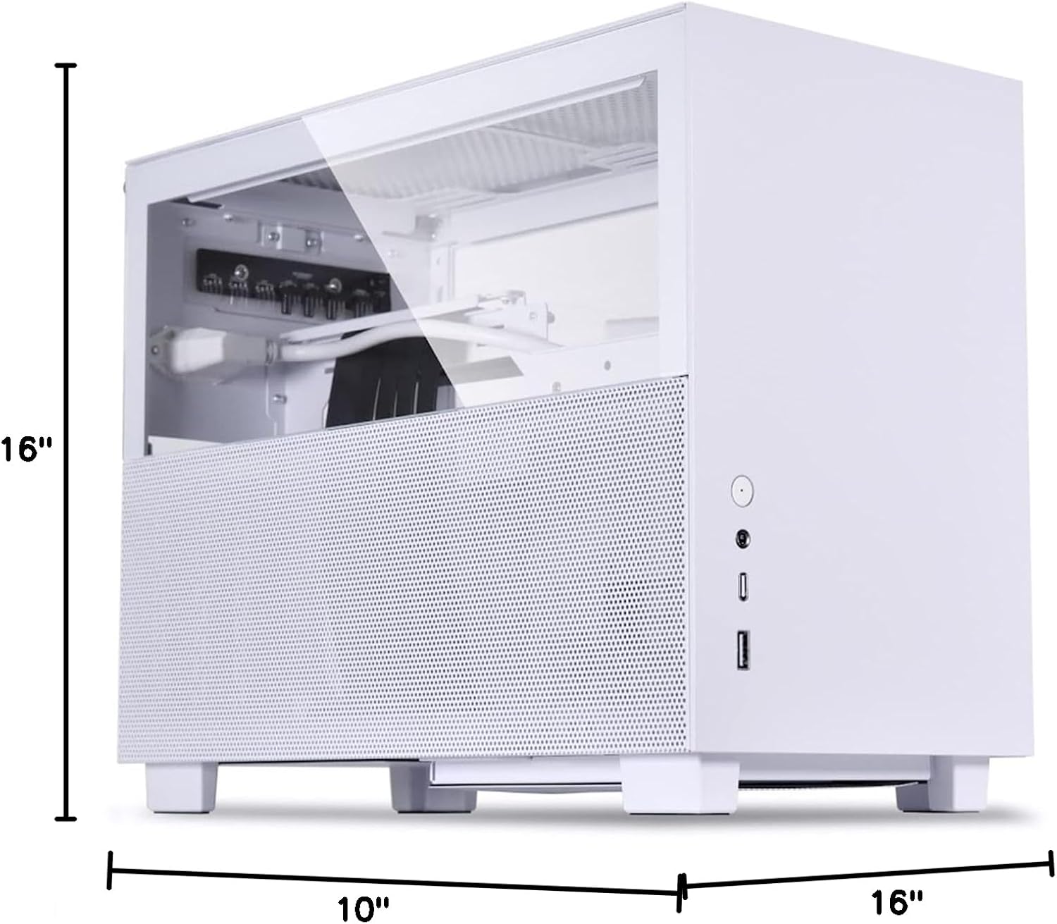 CASE LIANLI Q58W4 WHITE - PCIE 4.0