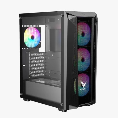 BLACK CASE FSP+FIXED RGB +650W PSU