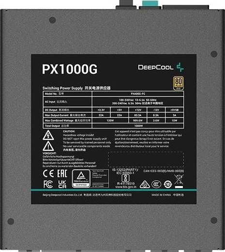 DEEPCOOL POWER SUPPLY PX1000G
